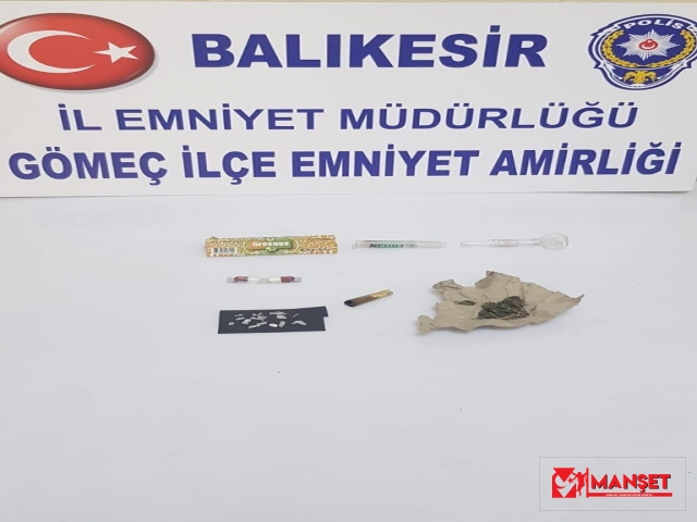 BALIKESİR POLİSİNDEN UYUŞTURUCU OPERASYONU