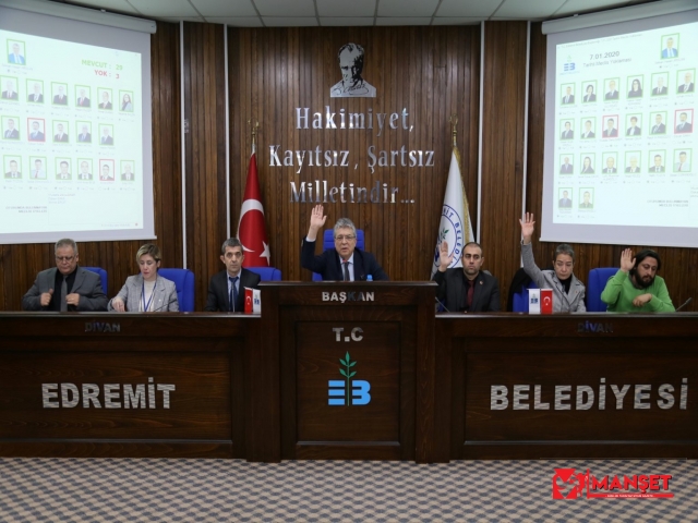 EDREMİT’TE YENİ YILIN İLK MECLİS TOPLANTISI