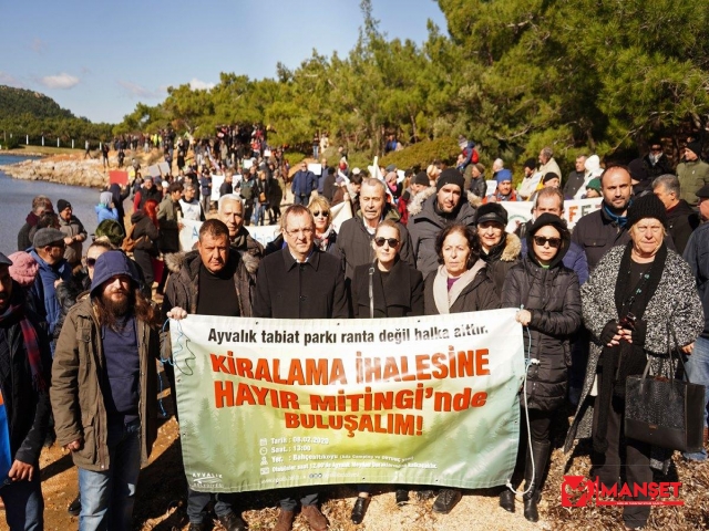 AYVALIK TABİAT PARKINDA BULUŞTU: KOYLAR HALKINDIR!