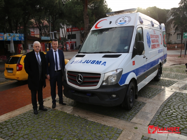 BURHANİYE BELEDİYESİ YENİ AMBULANSINI ALDI