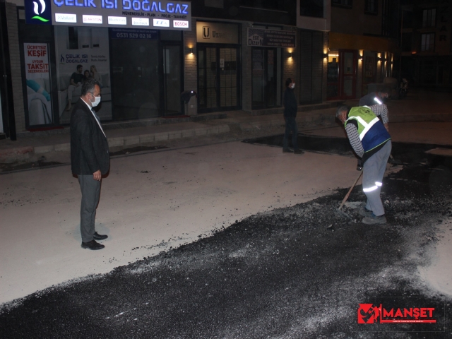 BOZUK YOLLAR ASFALTLANMAYA BAŞLANDI