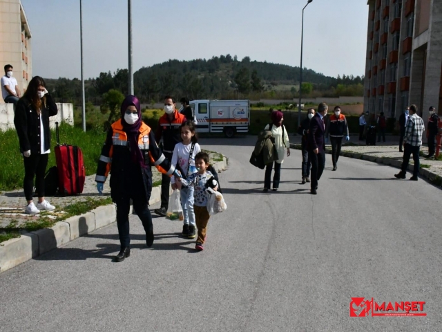 Karantinada olan 276 kişi tahliye edildi