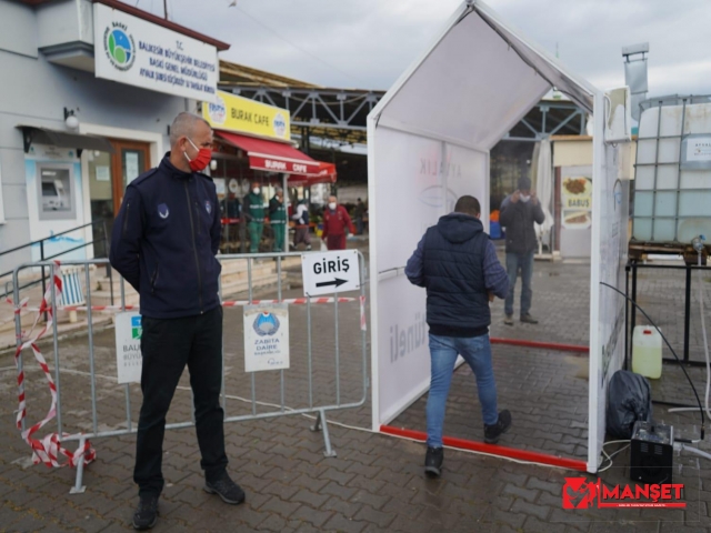 KENDİ DEZENFEKTAN TÜNELİNİ ÜRETTİ