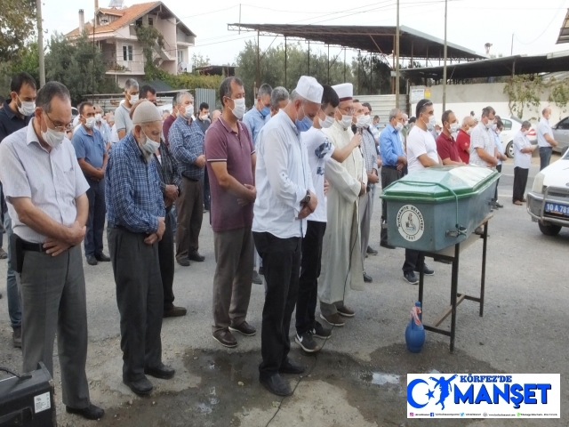 Burhaniye’de beyin kanamasından hayatını kaybeden müezzin toprağa verildi