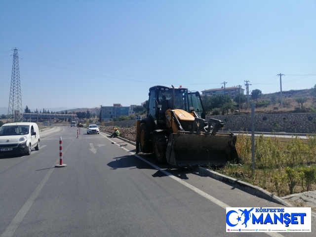 Sındırgı Çevre yolu aydınlanıyor