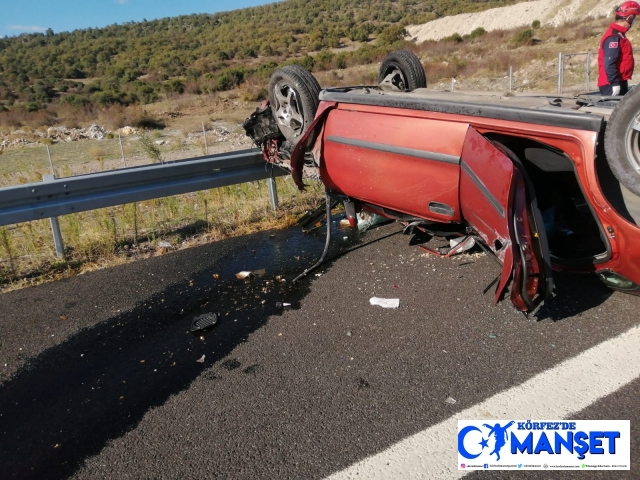 Balıkesir'de otobanda trafik kazası 1 ölü