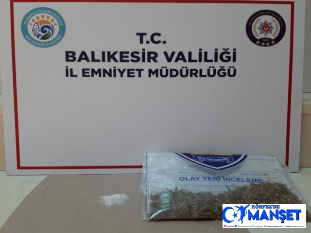 Balıkesir'de polis 6 uyuşturucu şüphelisini yakaladı