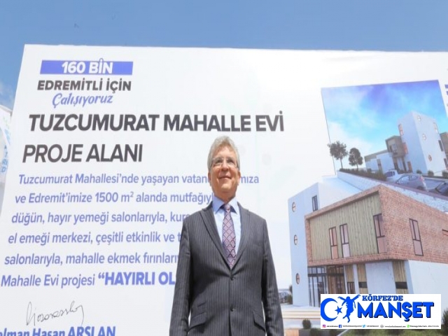 TUZCUMURAT MAHALLE EVİ TEMELİ ATILIYOR