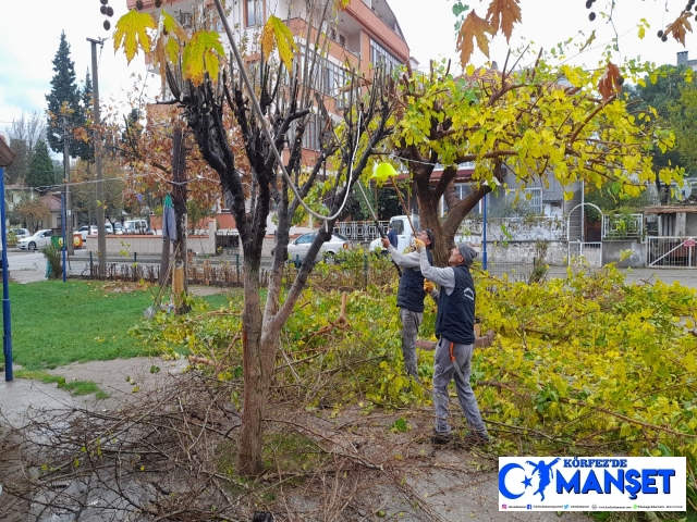 BURHANİYE MERKEZDE PARKLAR YENİLENİYOR