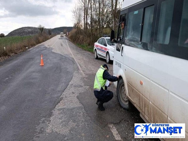 Jandarma'dan kış lastiği denetimi