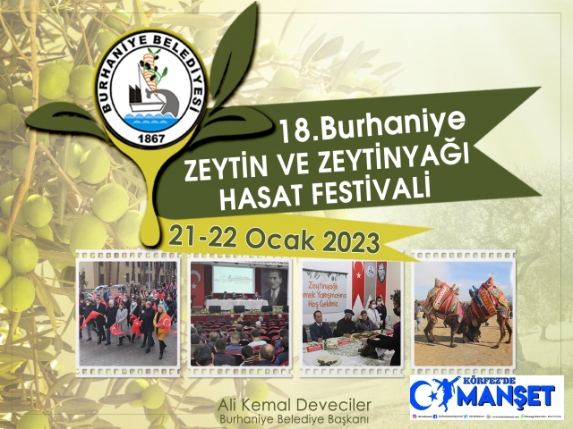 BURHANİYE ZEYTİN HASAT FESTİVALİNE GERİ SAYIM BAŞLADI