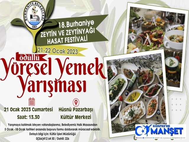 YEMEK YARIŞMASI İÇİN BAŞVURULAR DEVAM EDİYOR