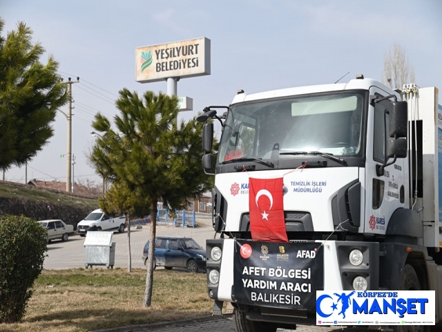 BAŞKAN ORKAN: “BALIKESİR OLARAK DEPREMZEDELERİN HİZMETİNDEYİZ”