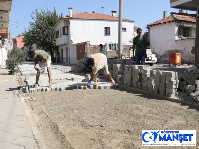 BURHANİYE’DE YOL ÇALIŞMALARI SON SÜRAT DEVAM EDİYOR