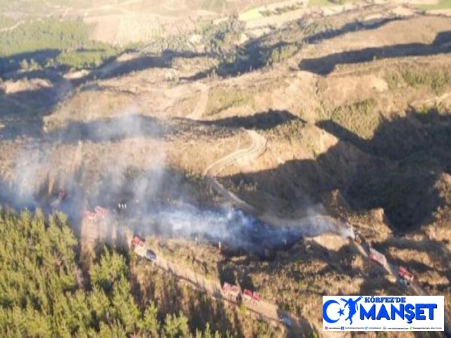 Çanakkale’de çıkan orman yangını kısa sürede kontrol altına alındı