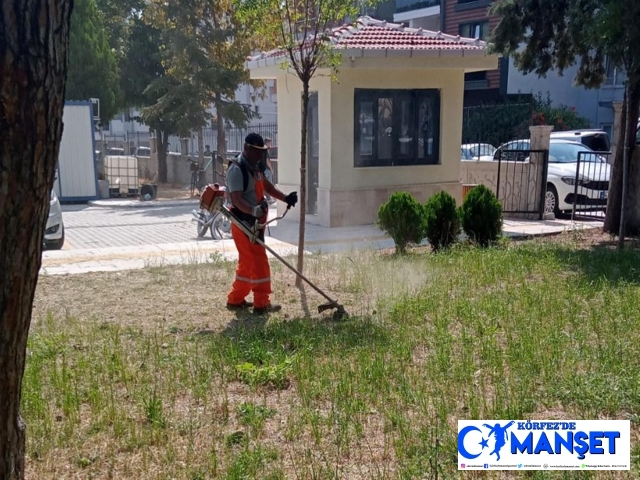 Büyükşehir’den okul bahçelerinde temizlik