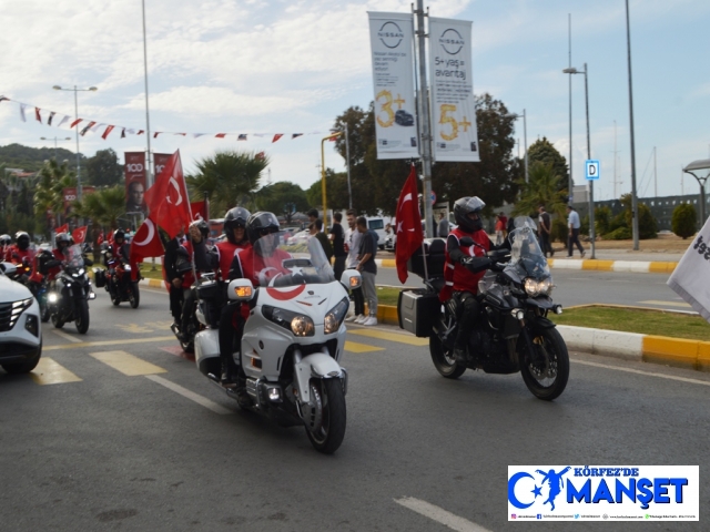 Cumhuriyetin 100. yıldönümünde 41 motosikletliden Kuvayi Milliye sürüşü