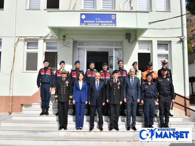 Vali Ustaoğlu Marmara İlçesinde incelemelerde bulundu