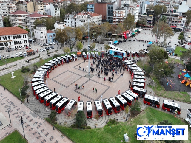 55 yeni otobüs Bandırma yollarında