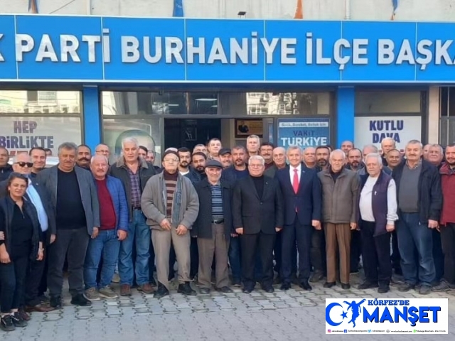 CEMAL AKKILIÇ BURHANİYE BELEDİYE BAŞKAN A.ADAYLIK DOSYASINI TESLİM ETTİ