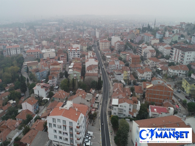 Hastane ile Baruthane Caddesi’ne sıcak asfalt