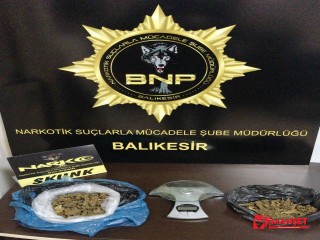 BALIKESİR POLİSİNDEN UYUŞTURUCU OPERASYONU