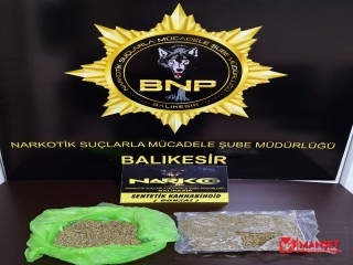 BALIKESİR POLİSİNDEN UYUŞTURUCU OPERASYONU