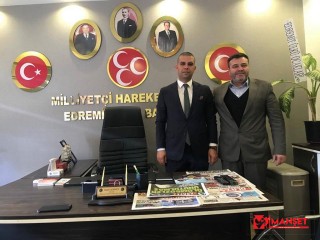 GAZETEMİZ İMTİYAZ SAHİBİ TANJU COŞGUN BAŞKAN GÖRMEN’E İADE-İ ZİYARETTE BULUNDU