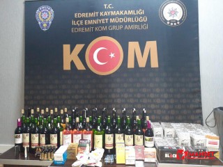 KOM’DAN KAÇAK TÜTÜN VE İÇKİ OPERASYONU