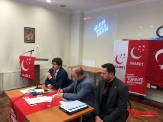 SAADET PARTİSİ EDREMİT İLÇE TEŞKİLATI DİVAN TOPLANTISINI GERÇEKLEŞTİRDİ