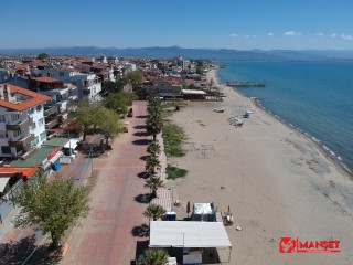 Tatil bölgelerindeki sokağa çıkma kısıtlaması havadan görüntülendi