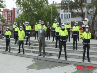 Burhaniye’de Trafik Haftasına coşkulu kutlama