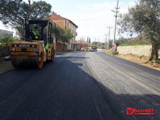 Çamdibi ve Temaşalık mahalleleri arasında asfalt serildi