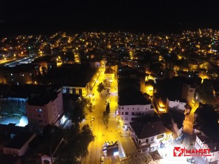 Sokağa çıkma kısıtlamasında mehterandan moral konseri