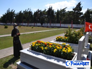 15 Temmuz Şehidi Ramazan Konuş mezarı başında anıldı