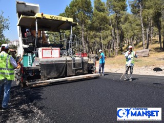 Balıkesir Büyükşehir Belediyesinden ilçelerde yol hamlesi