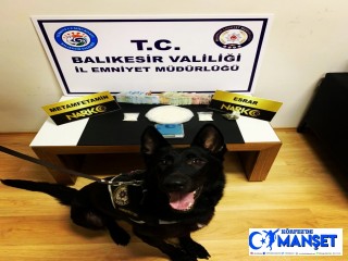 Balıkesir'de 322 gram uyuşturucu metamfetamin ele geçirildi