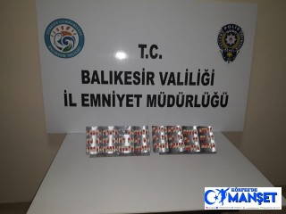 Balıkesir'de polisten uyuşturucu operasyonu