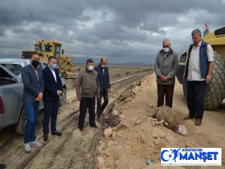 110 kilometrelik arazi yolunun yapımına başlandı