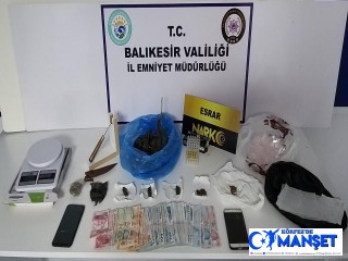 Ayvalık polisinden uyuşturucu satıcılarına darbe