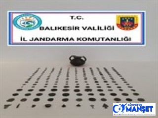 Balıkesir'de define satıcıları yakalandı