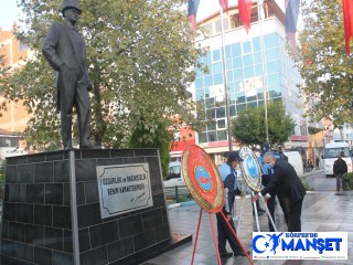 Atatürk ölüm yıldönümünde törenle anıldı