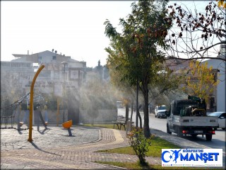 Altıeylül’de 94 mahalle dezenfekte edildi