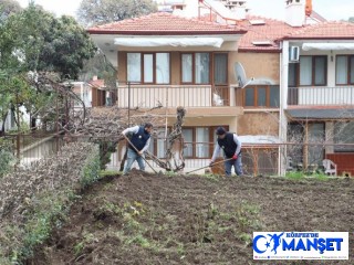 YEŞİL ALANLARDA KIŞ BAKIMI DEVAM EDİYOR