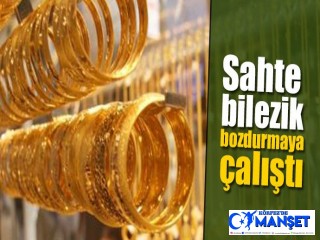 BALIKESİR'DE SAHTE BİLEZİK BOZDURMAK İSTEDİLER YAKALANDILAR