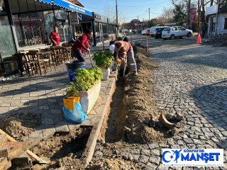 GÜRE’DE ALTYAPI GÜÇLENDİRİLİYOR