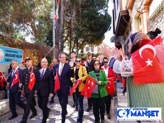 ATATÜRK’ÜN AYVALIK’A GELİŞİNİN 89’UNCU YIL DÖNÜMÜ KUTLANDI