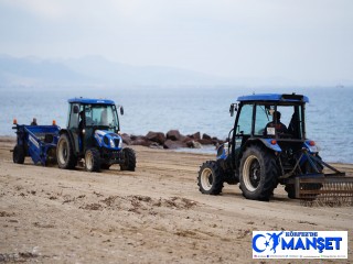 AYVALIK’TA PLAJLAR SEZONA HAZIRLANIYOR