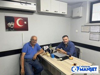 İŞ İNSANI COŞGUN ZİYARETİNDEN DOLAYI TEŞEKKÜR ETTİ