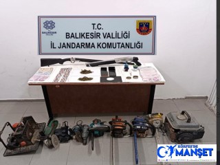 Balıkesir’de  jandarmadan uyuşturucu operasyonu